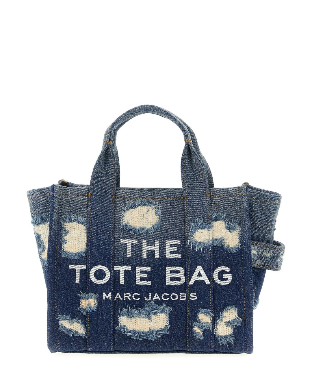 MARC JACOBS Синяя хлопковая сумка тоут, фото 1