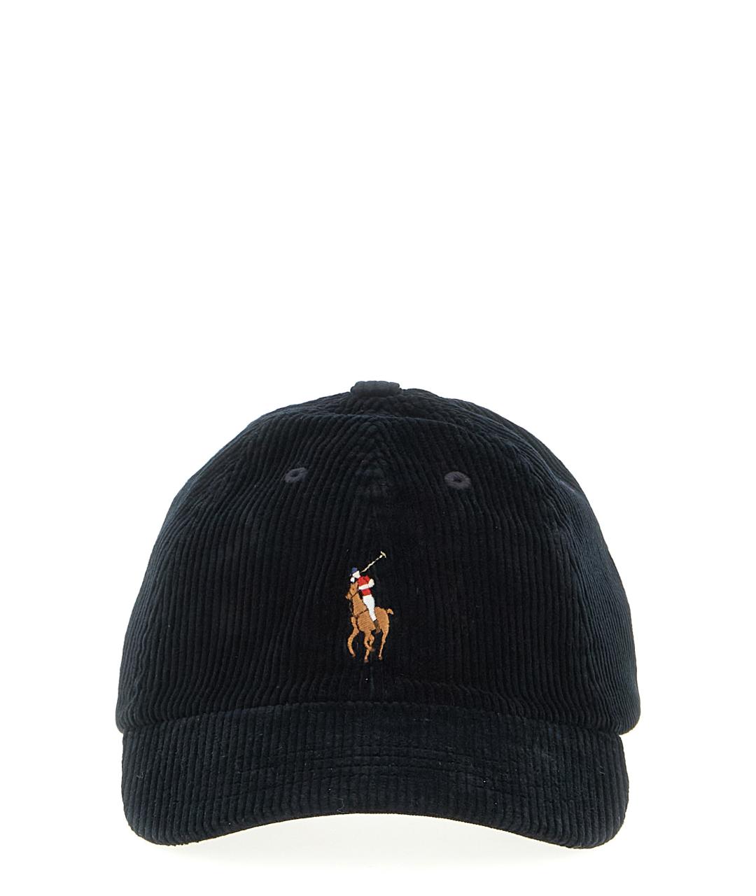 POLO RALPH LAUREN Черная хлопковая кепка/бейсболка, фото 1