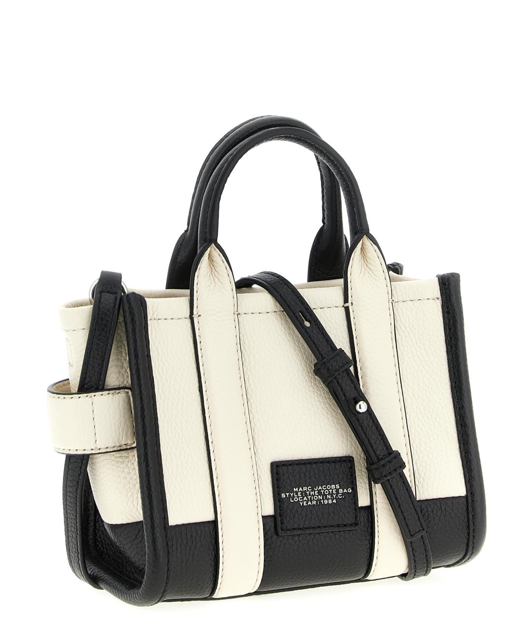 MARC JACOBS Белая кожаная сумка тоут, фото 2