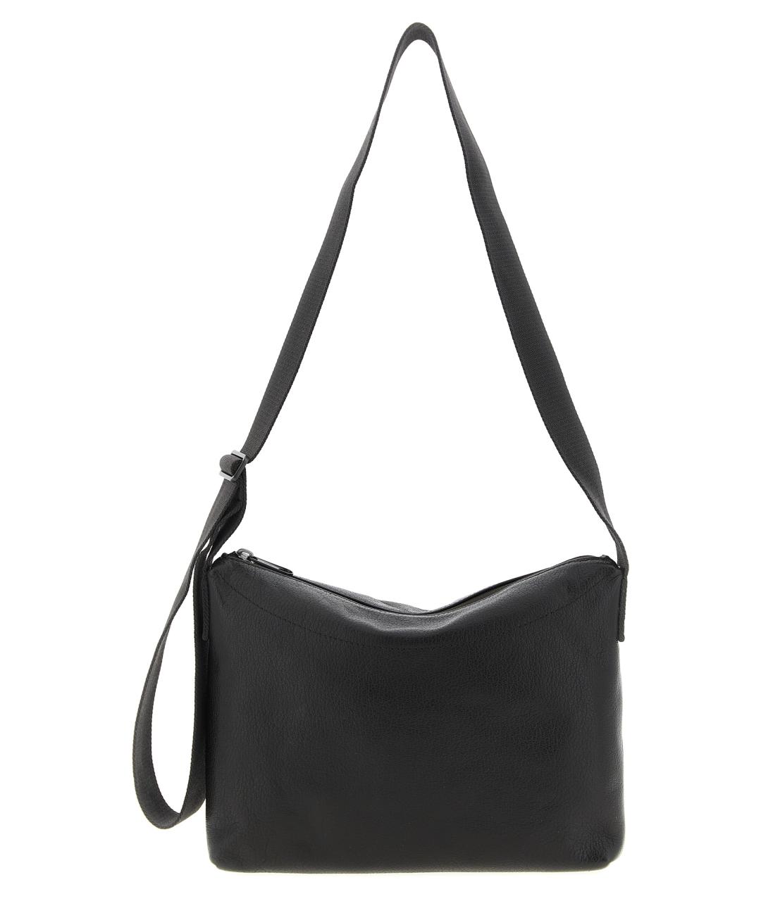 LEMAIRE Коричневая кожаная сумка через плечо, фото 1