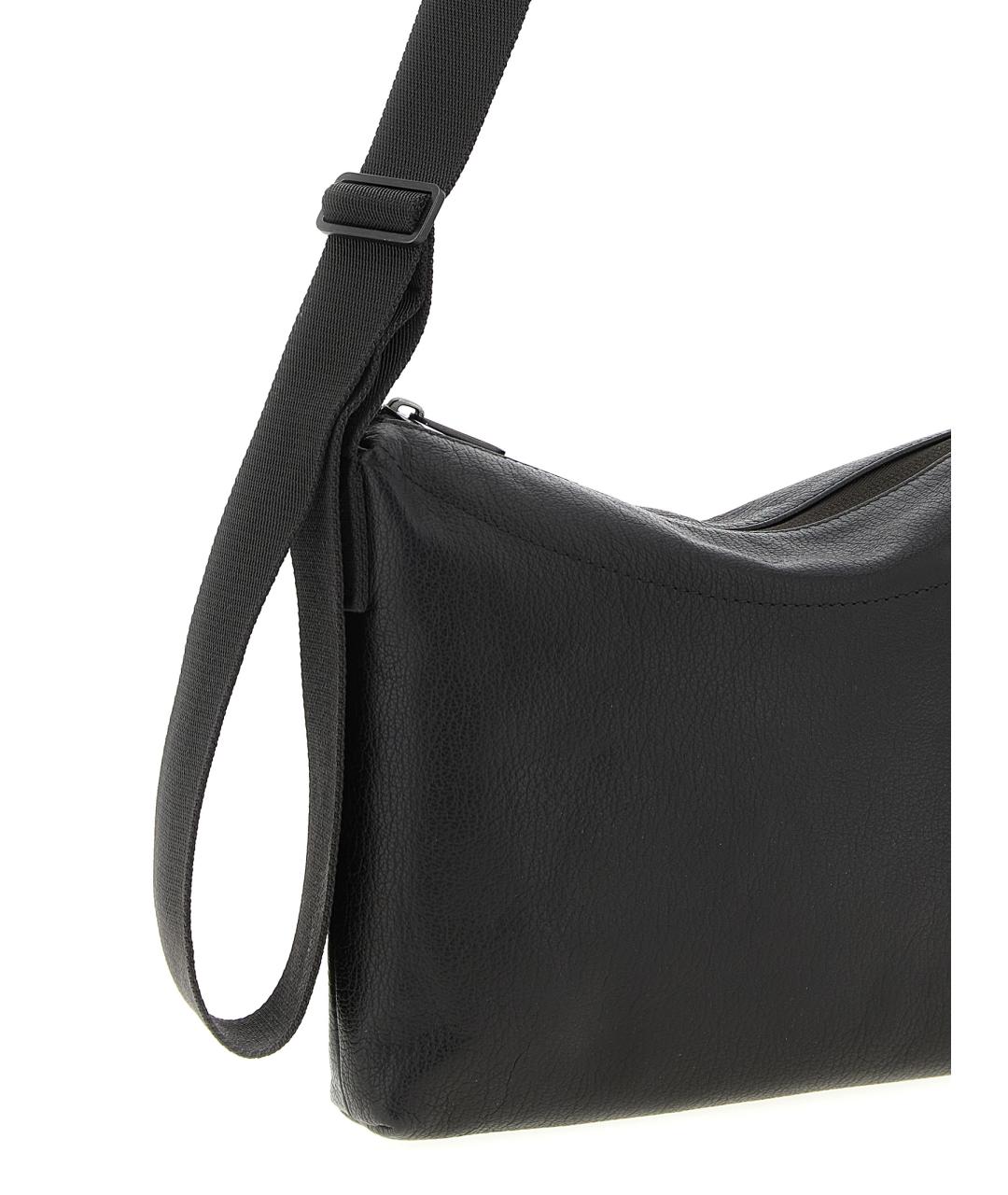 LEMAIRE Коричневая кожаная сумка через плечо, фото 3