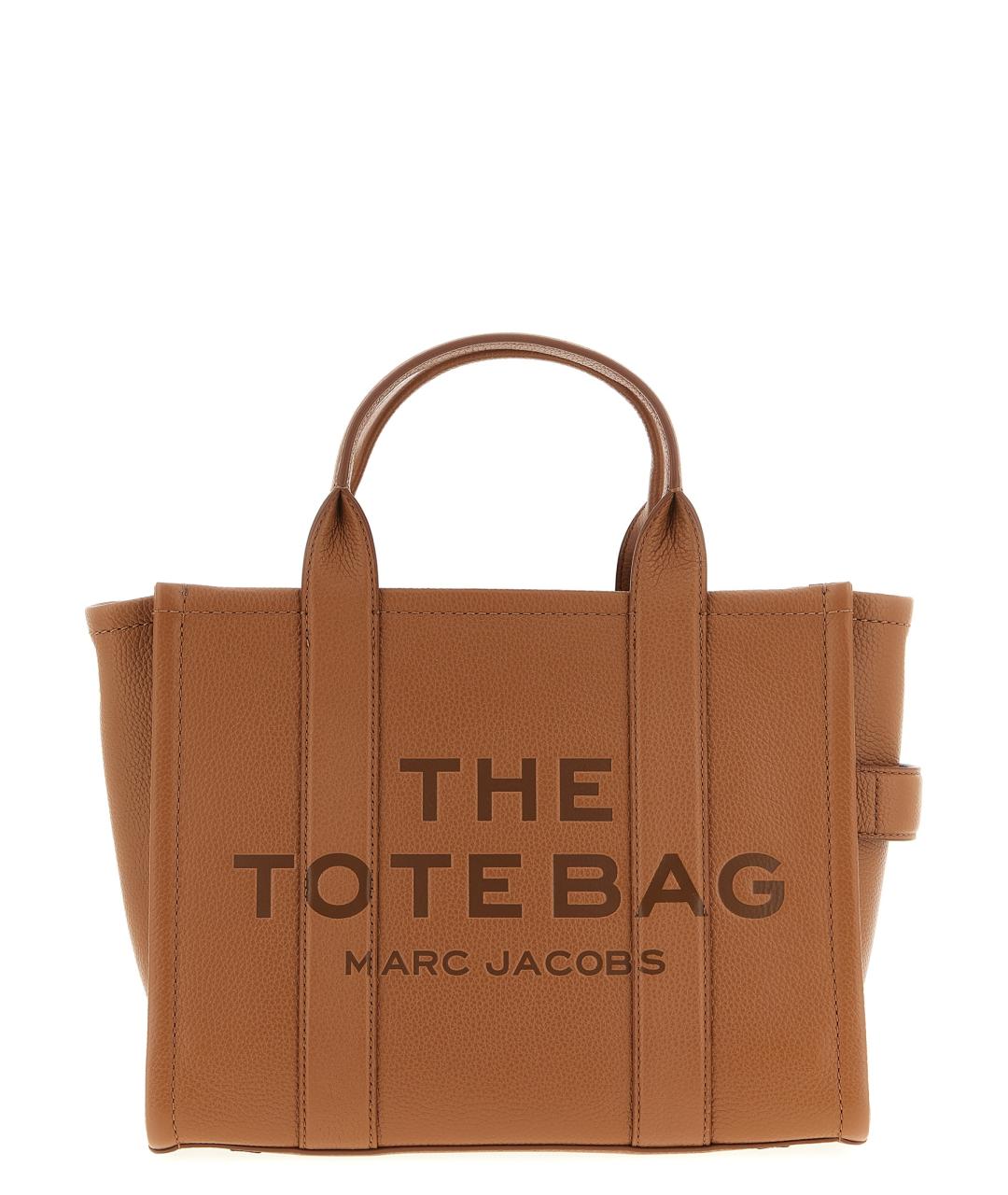 MARC JACOBS Коричневая кожаная сумка тоут, фото 1