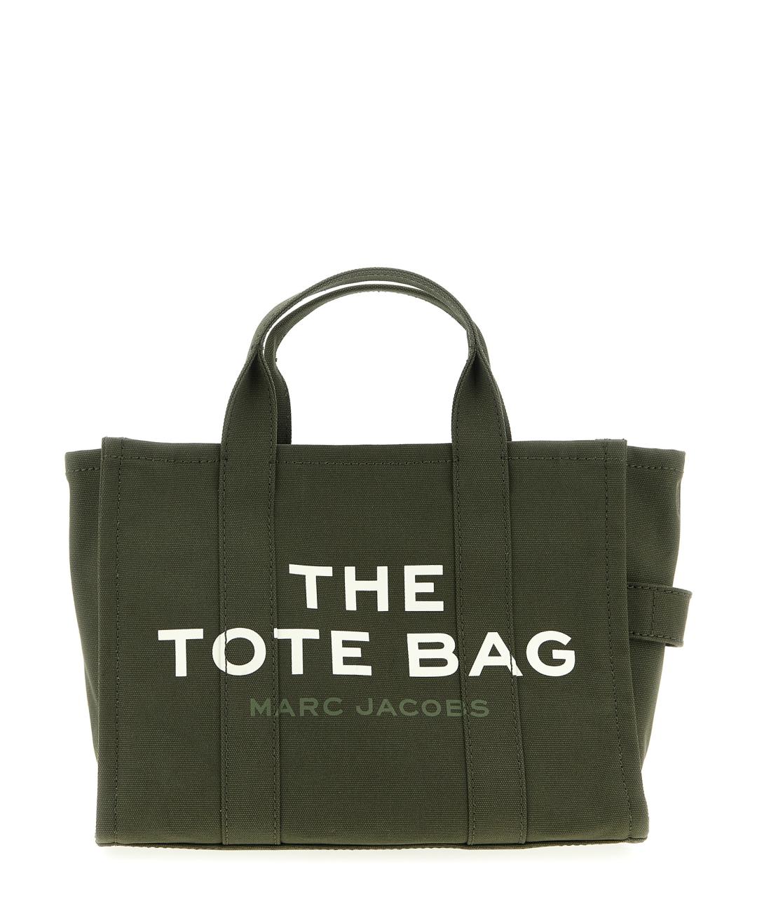 MARC JACOBS Зеленая хлопковая сумка тоут, фото 1
