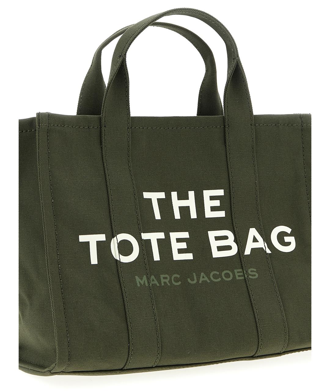 MARC JACOBS Зеленая хлопковая сумка тоут, фото 3