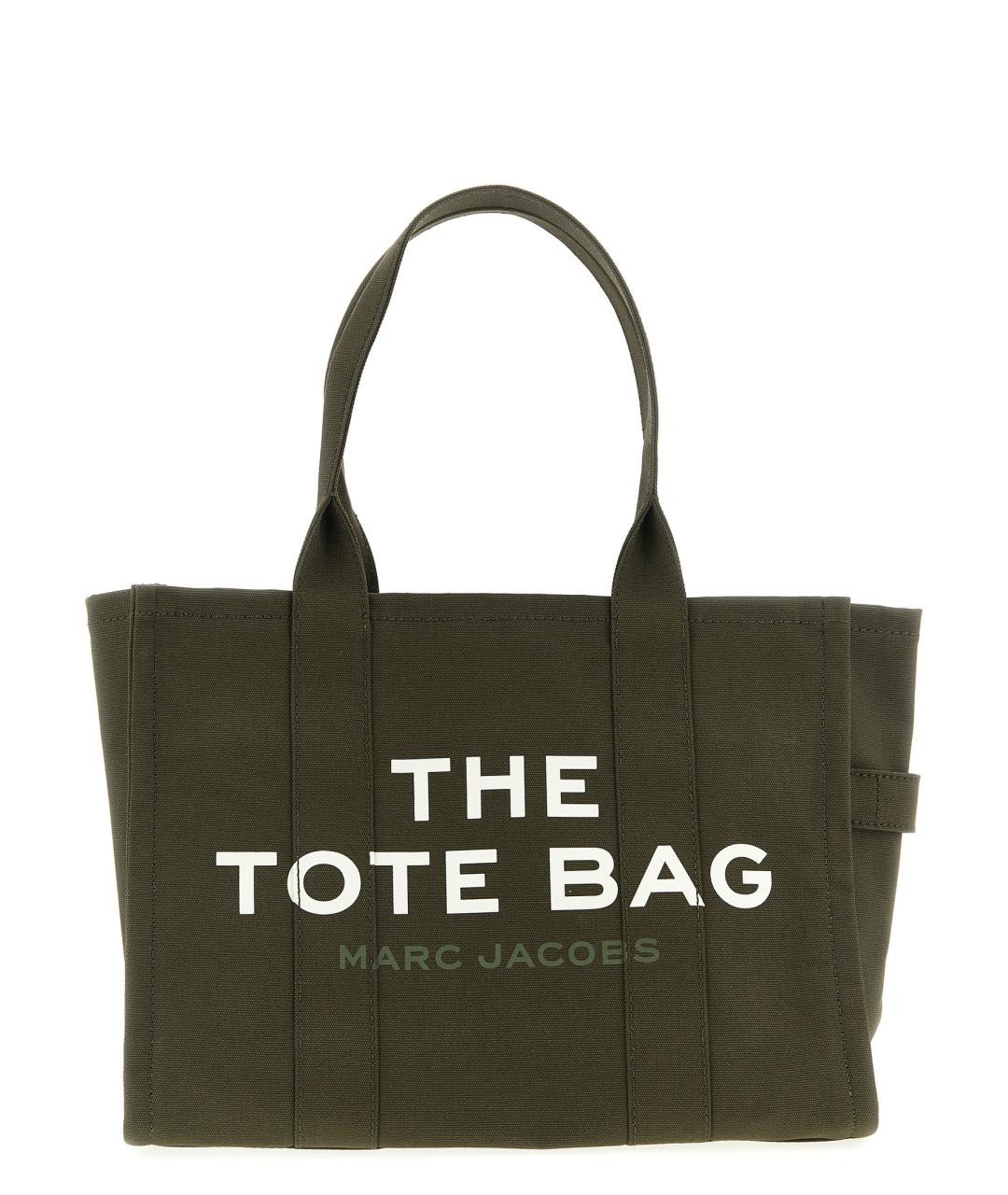MARC JACOBS Зеленая хлопковая сумка тоут, фото 1