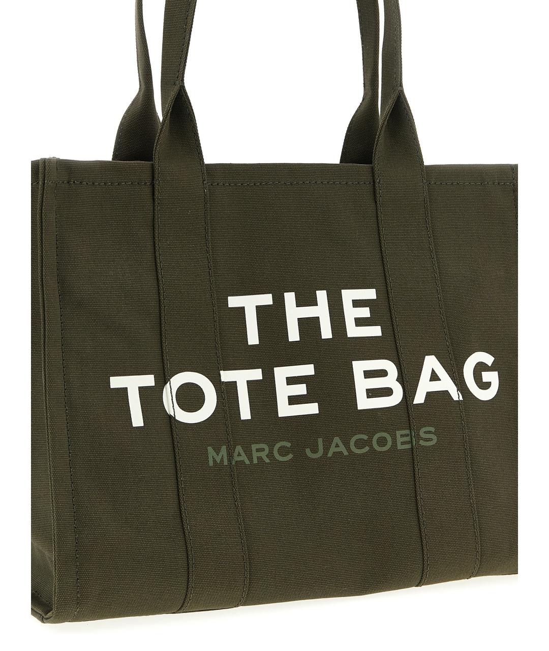 MARC JACOBS Зеленая хлопковая сумка тоут, фото 3