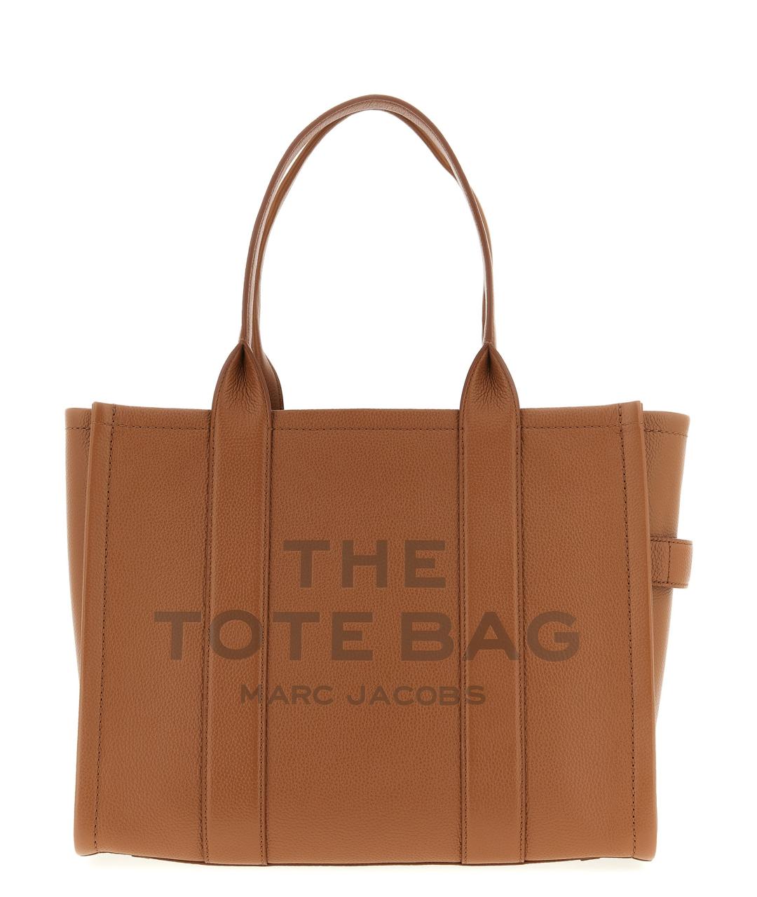 MARC JACOBS Коричневая кожаная сумка тоут, фото 1