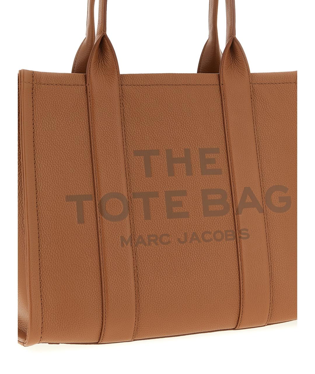 MARC JACOBS Коричневая кожаная сумка тоут, фото 3