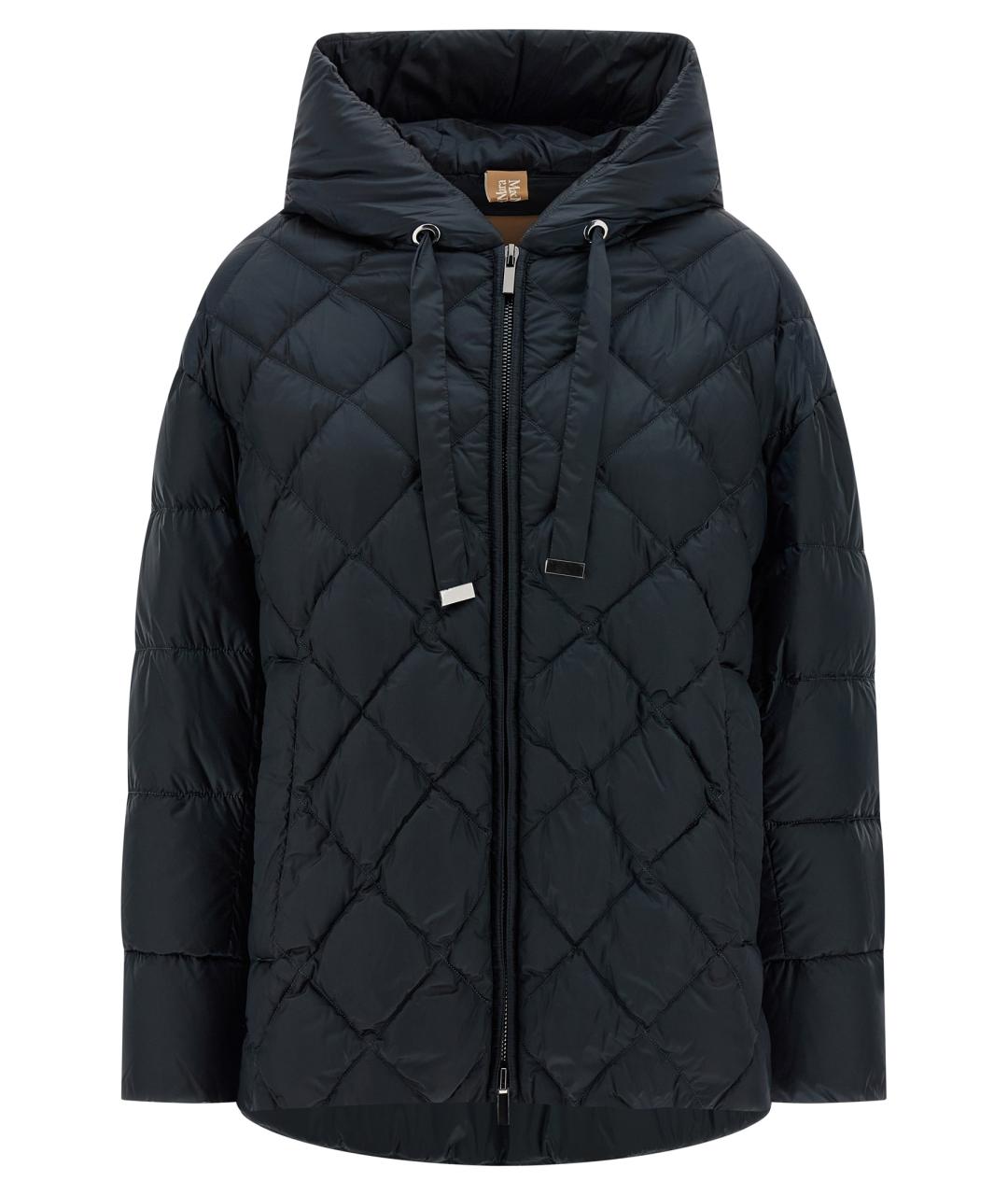 MAX MARA Синий полиамидовый пуховик, фото 1