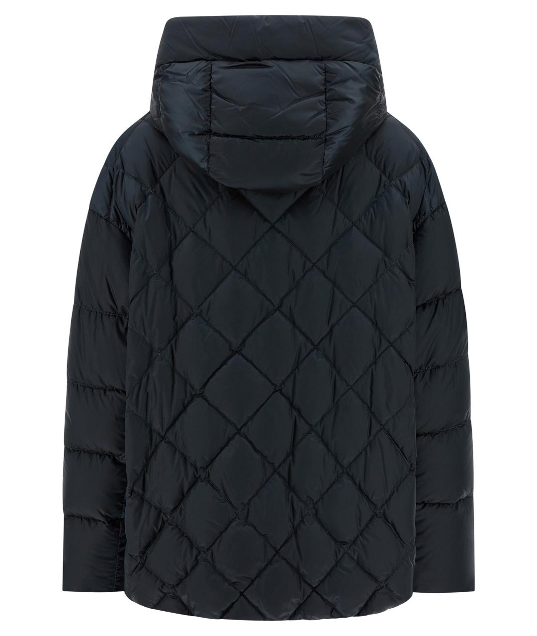 MAX MARA Синий полиамидовый пуховик, фото 2