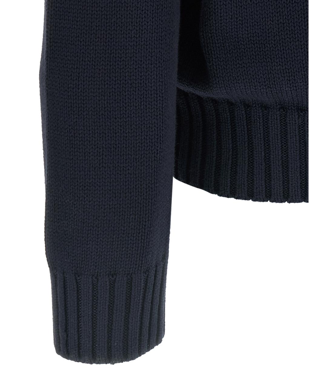 POLO RALPH LAUREN Синий хлопковый джемпер / свитер, фото 4