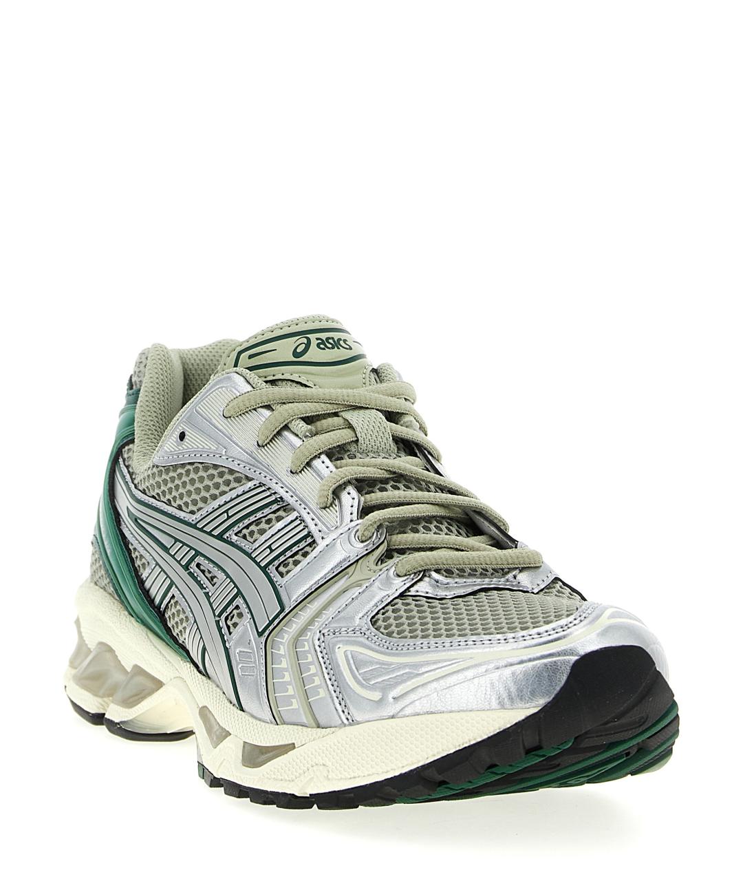 ASICS Зеленые текстильные кроссовки, фото 2