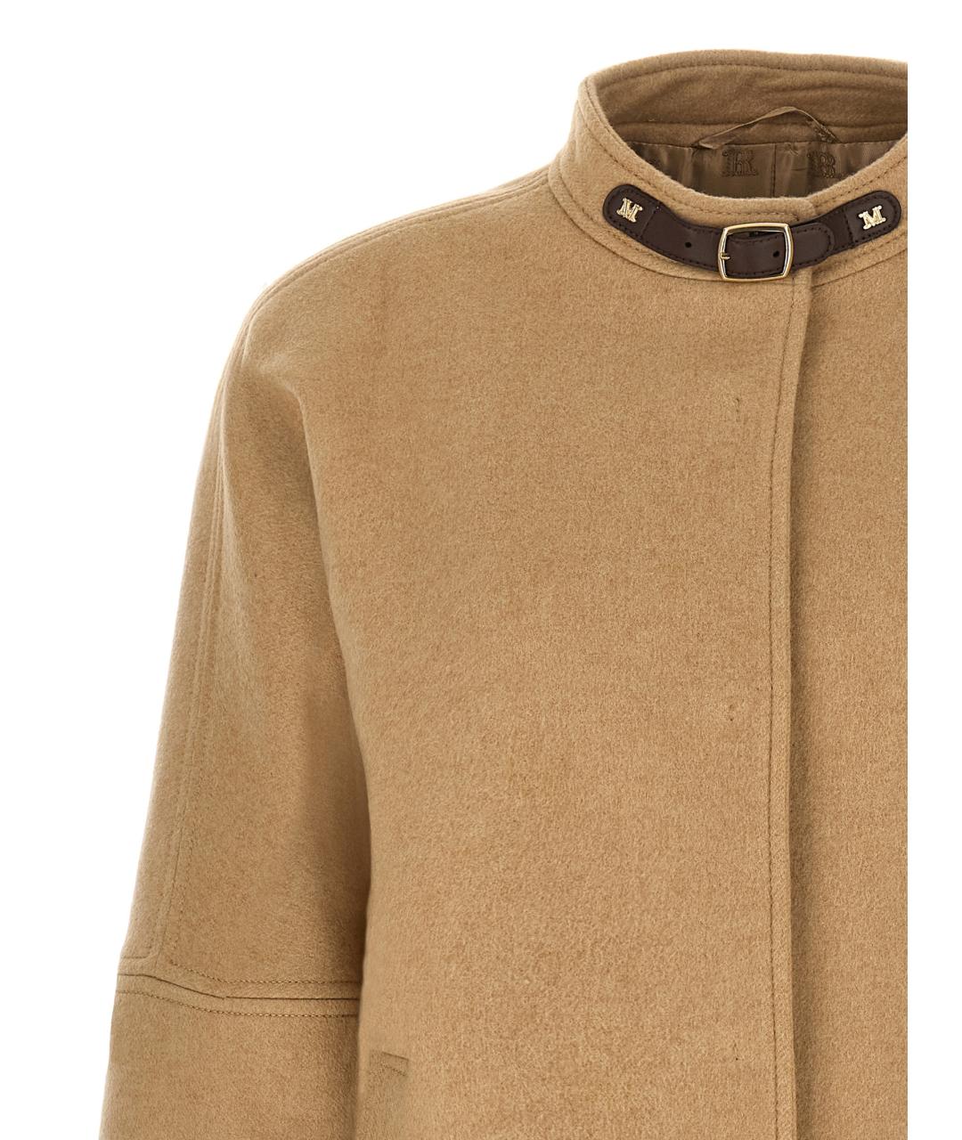 MAX MARA Бежевая шерстяная куртка, фото 3