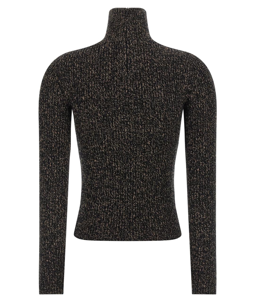 MAX MARA Черный шерстяной джемпер / свитер, фото 2