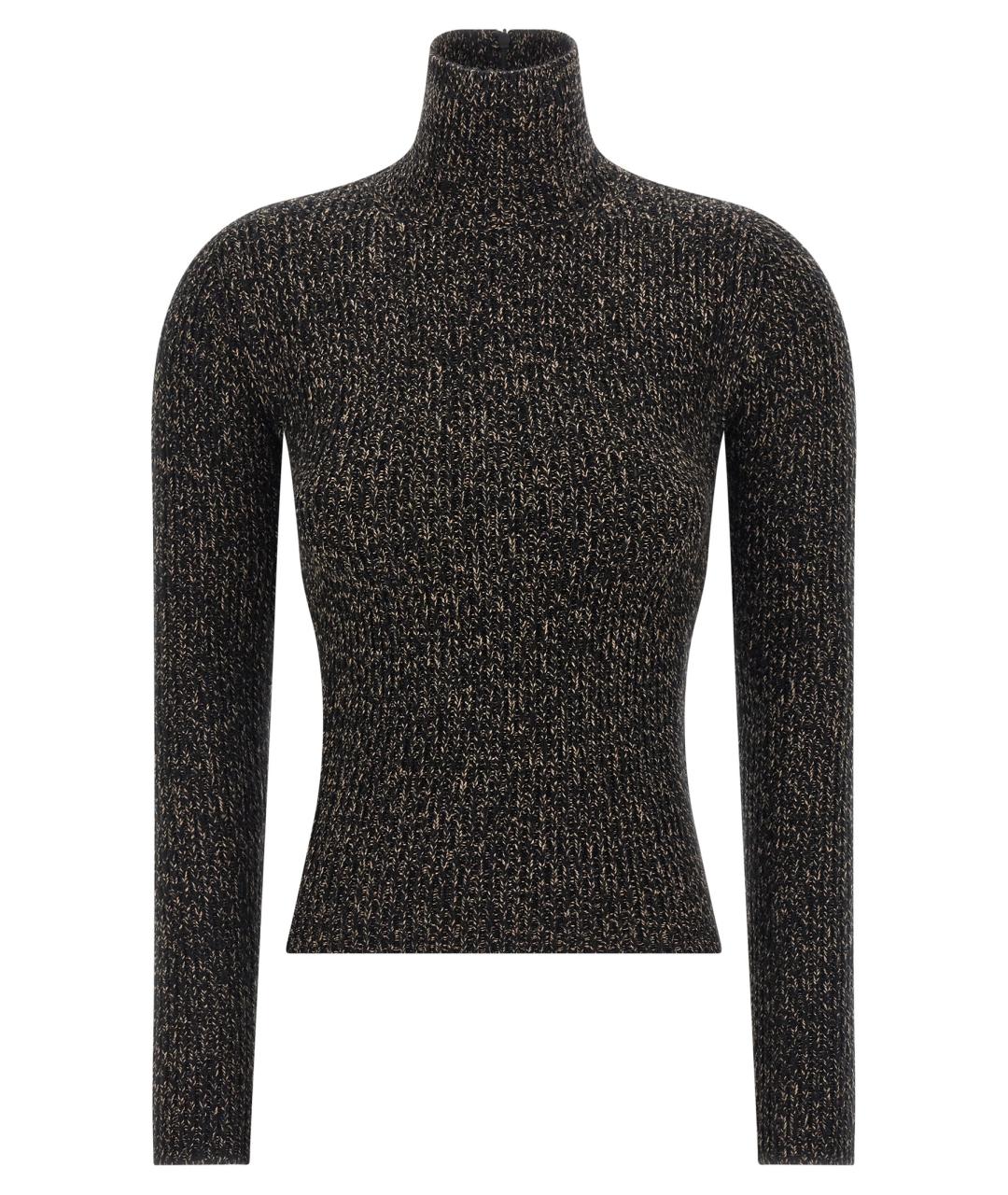 MAX MARA Черный шерстяной джемпер / свитер, фото 1