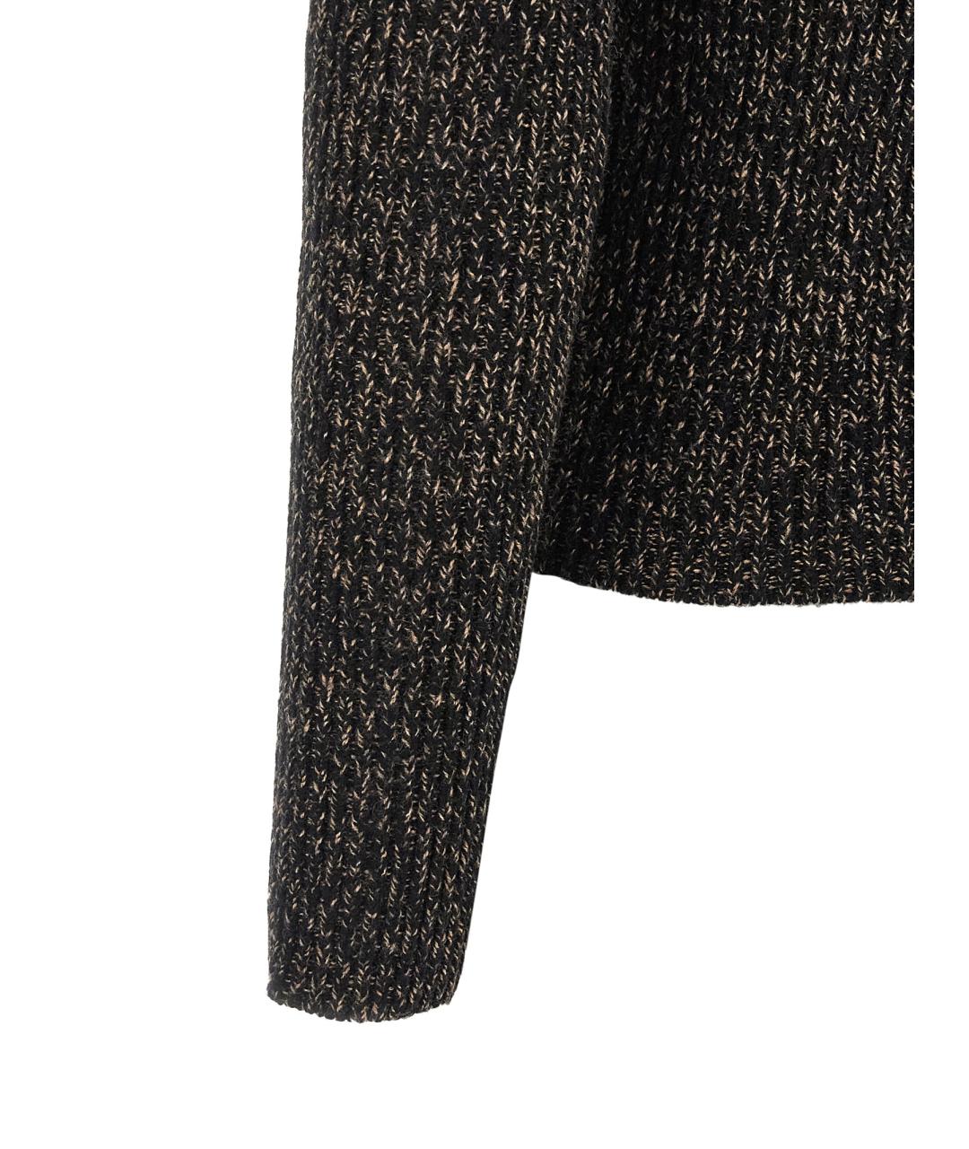 MAX MARA Черный шерстяной джемпер / свитер, фото 4