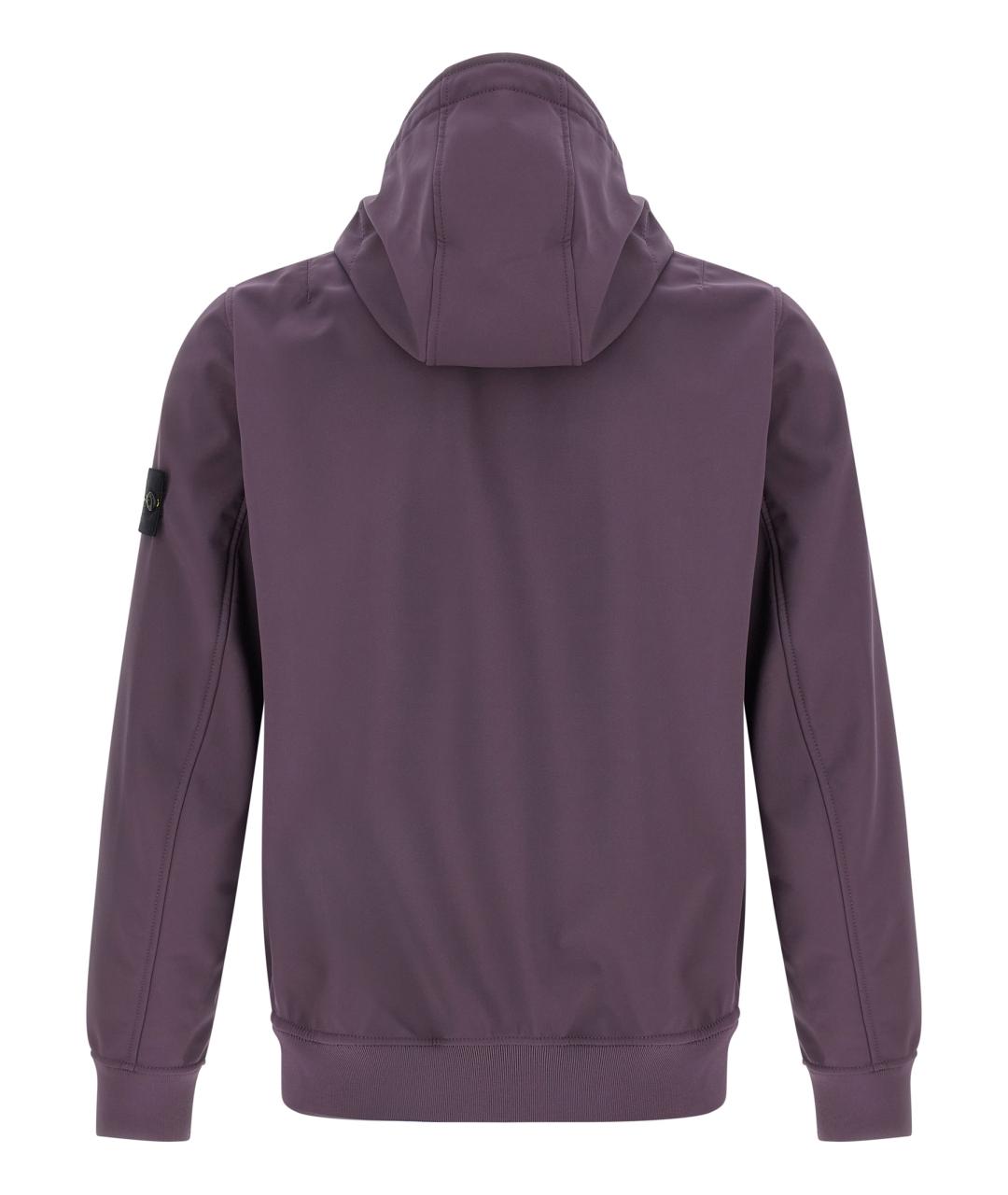 STONE ISLAND Фиолетовая полиэстеровая куртка, фото 2