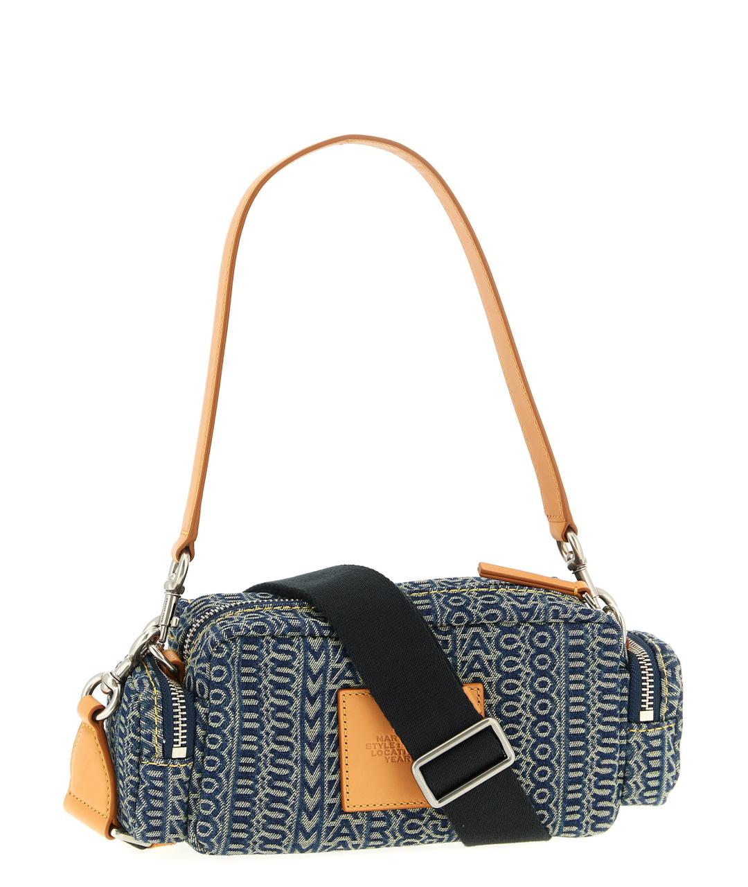 MARC JACOBS Синяя хлопковая сумка через плечо, фото 2