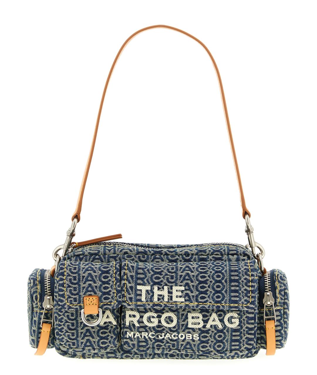MARC JACOBS Синяя хлопковая сумка через плечо, фото 1