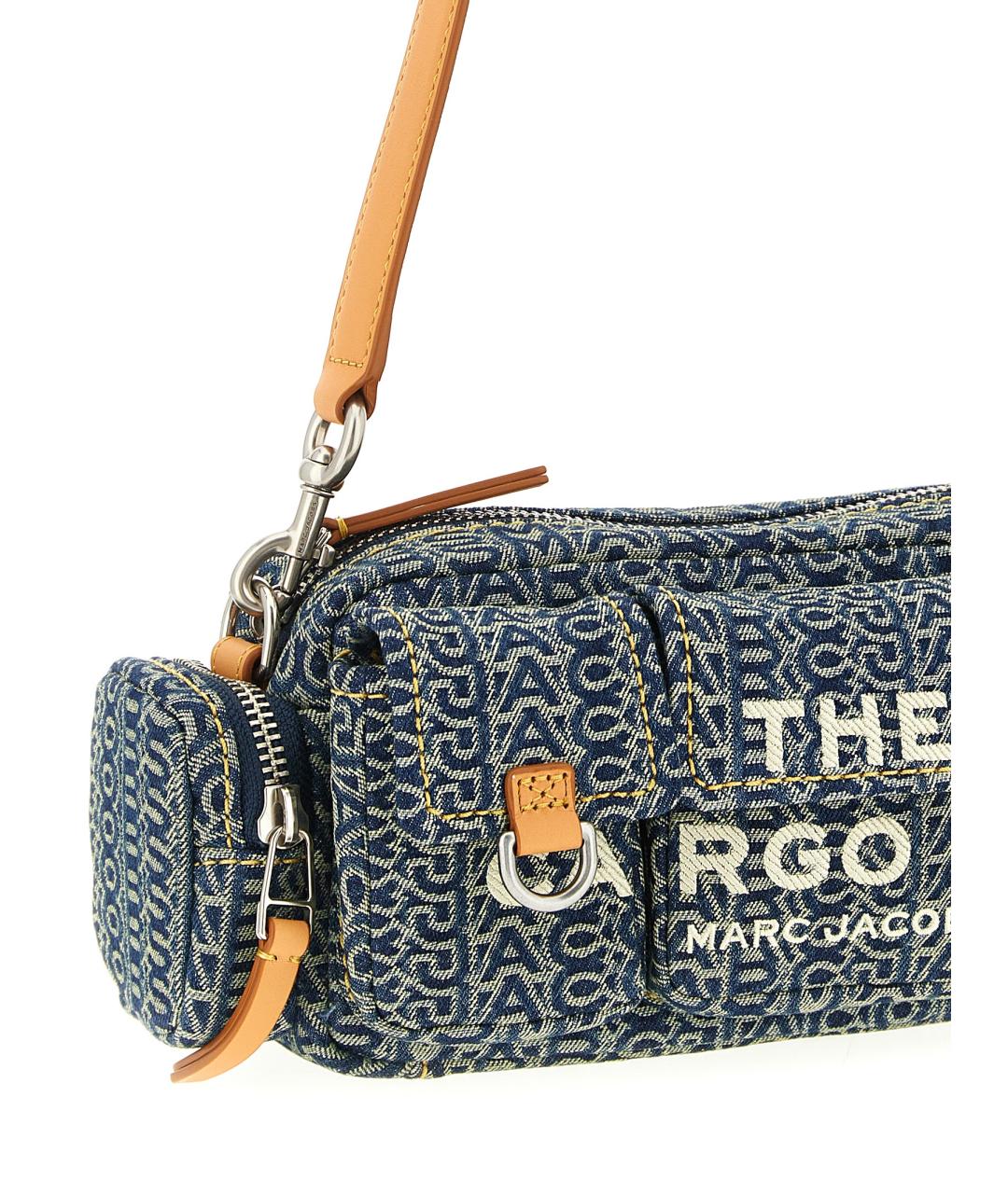 MARC JACOBS Синяя хлопковая сумка через плечо, фото 3