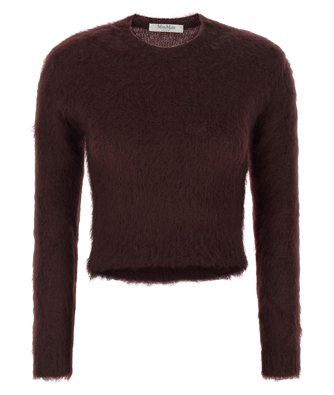 MAX MARA Бордовый шерстяной кардиган, фото 1