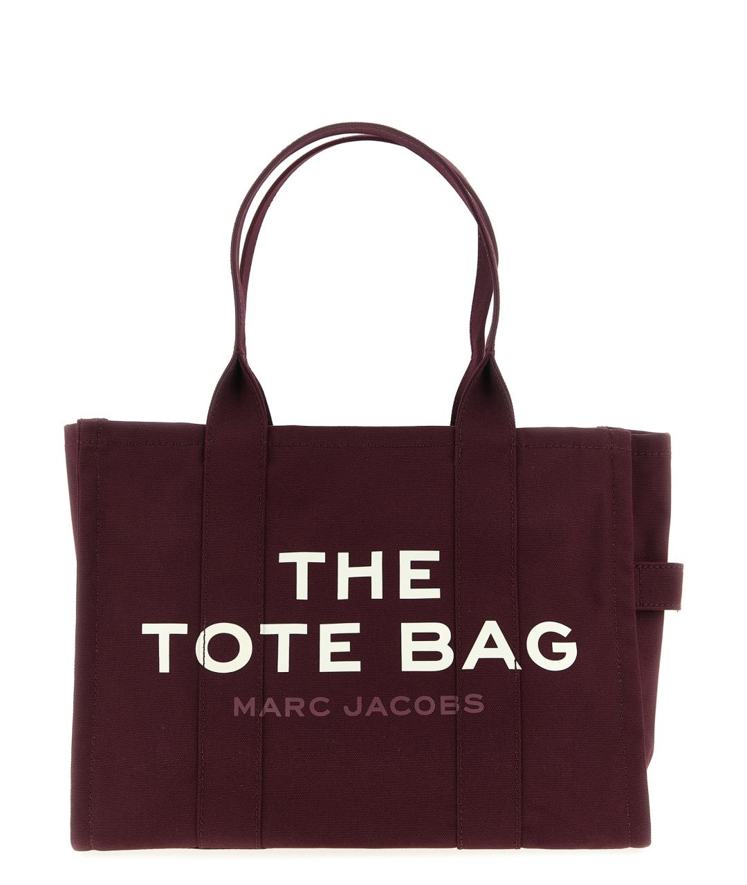 MARC JACOBS Бордовая хлопковая сумка тоут, фото 1