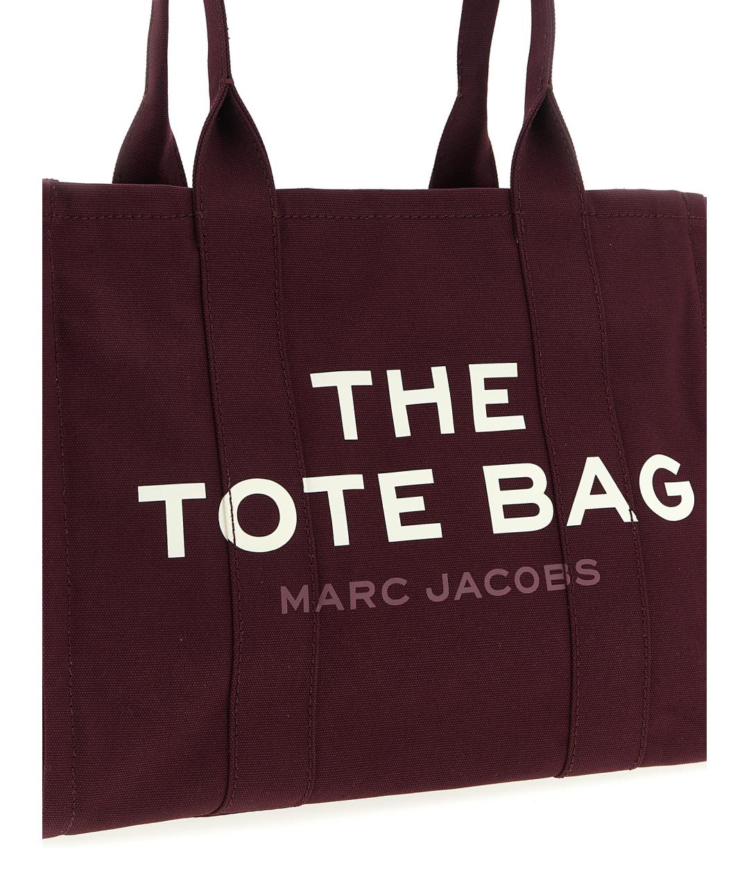 MARC JACOBS Бордовая хлопковая сумка тоут, фото 3