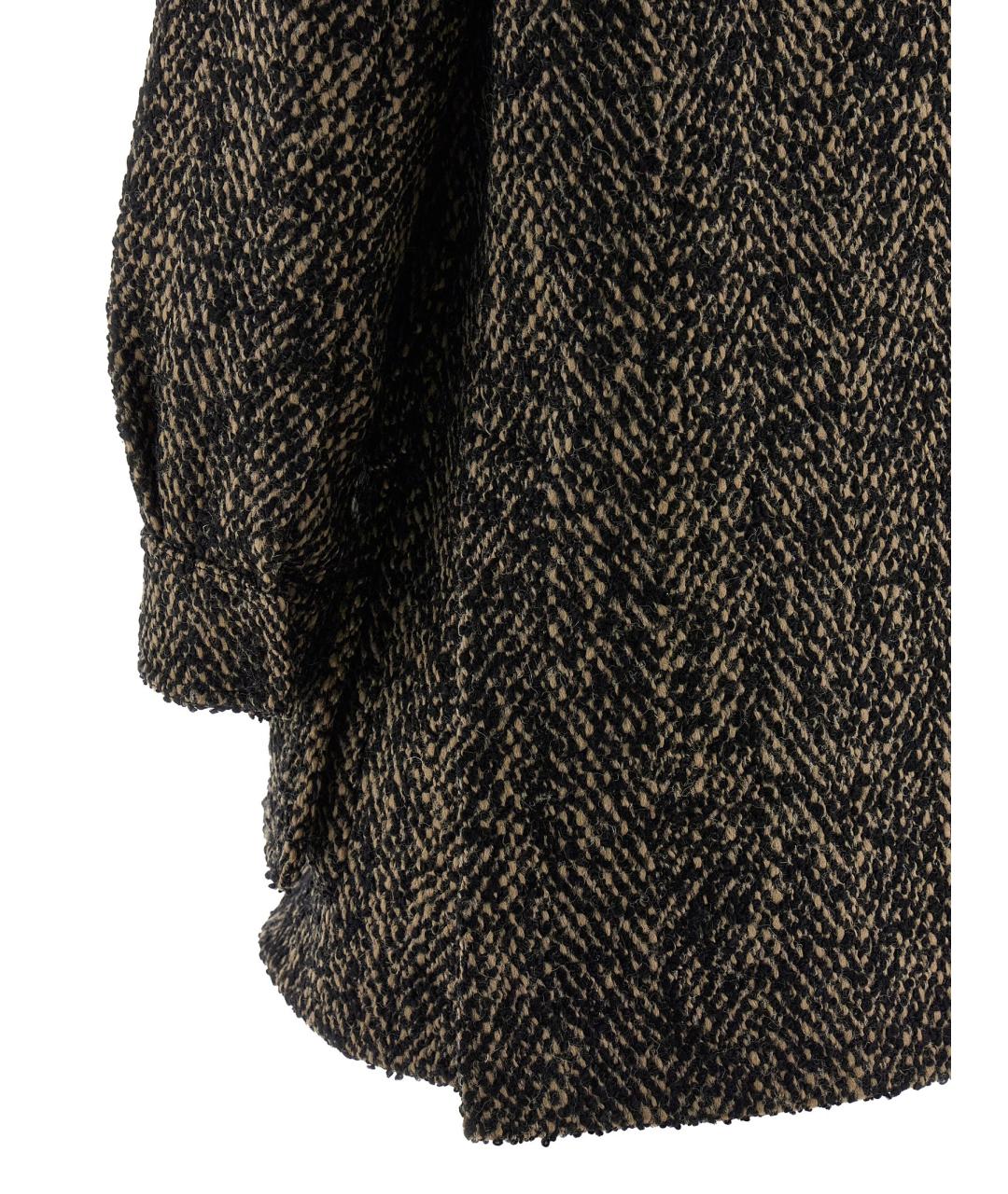 MAX MARA Коричневое шерстяное пальто, фото 4