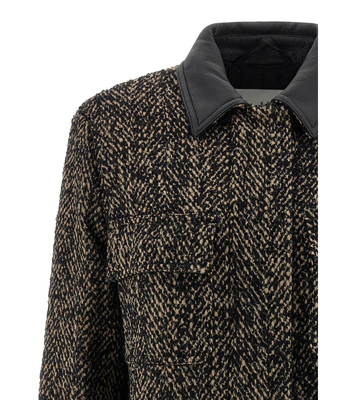 MAX MARA Коричневое шерстяное пальто, фото 3