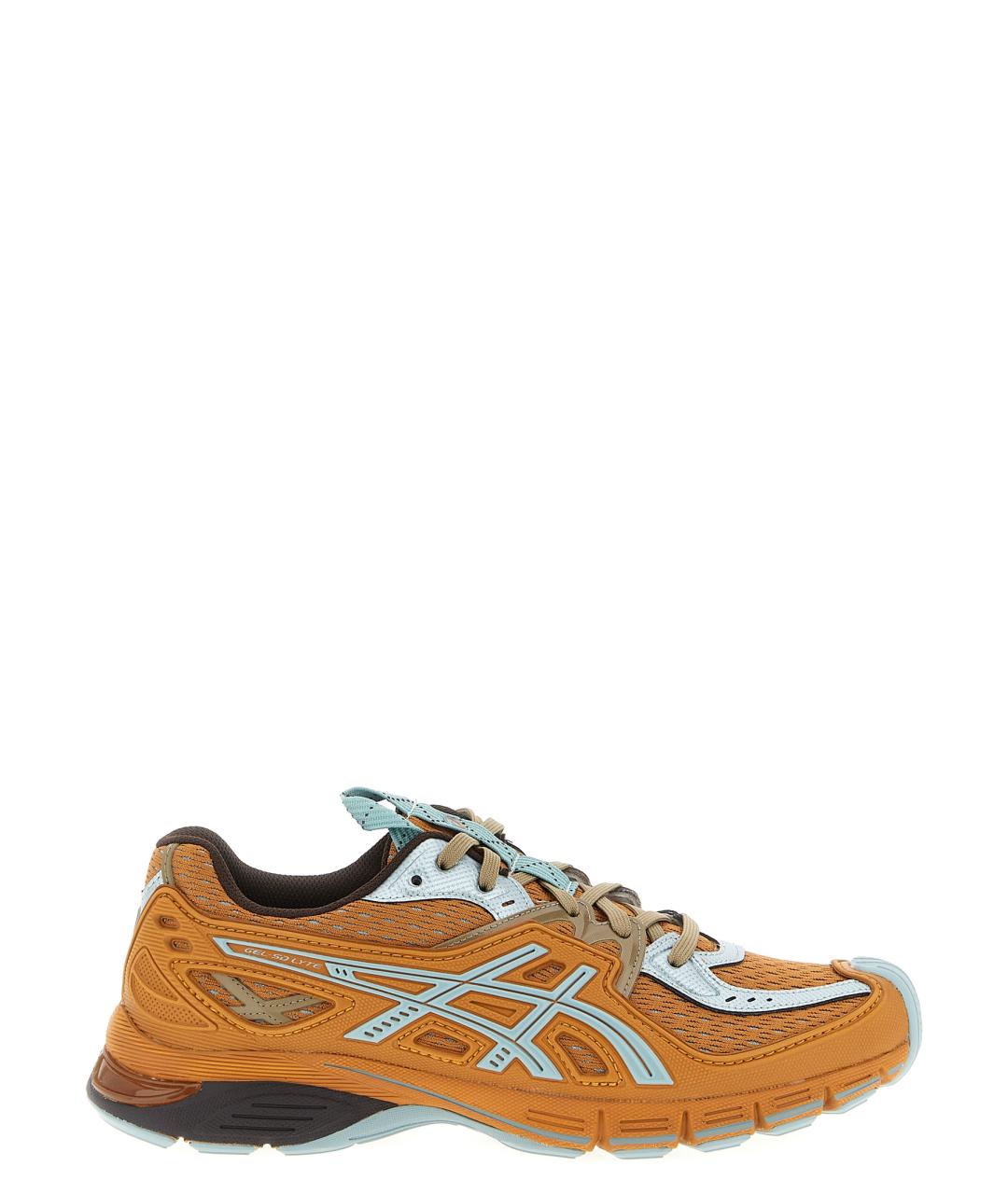 ASICS Оранжевое текстильные низкие кроссовки / кеды, фото 1