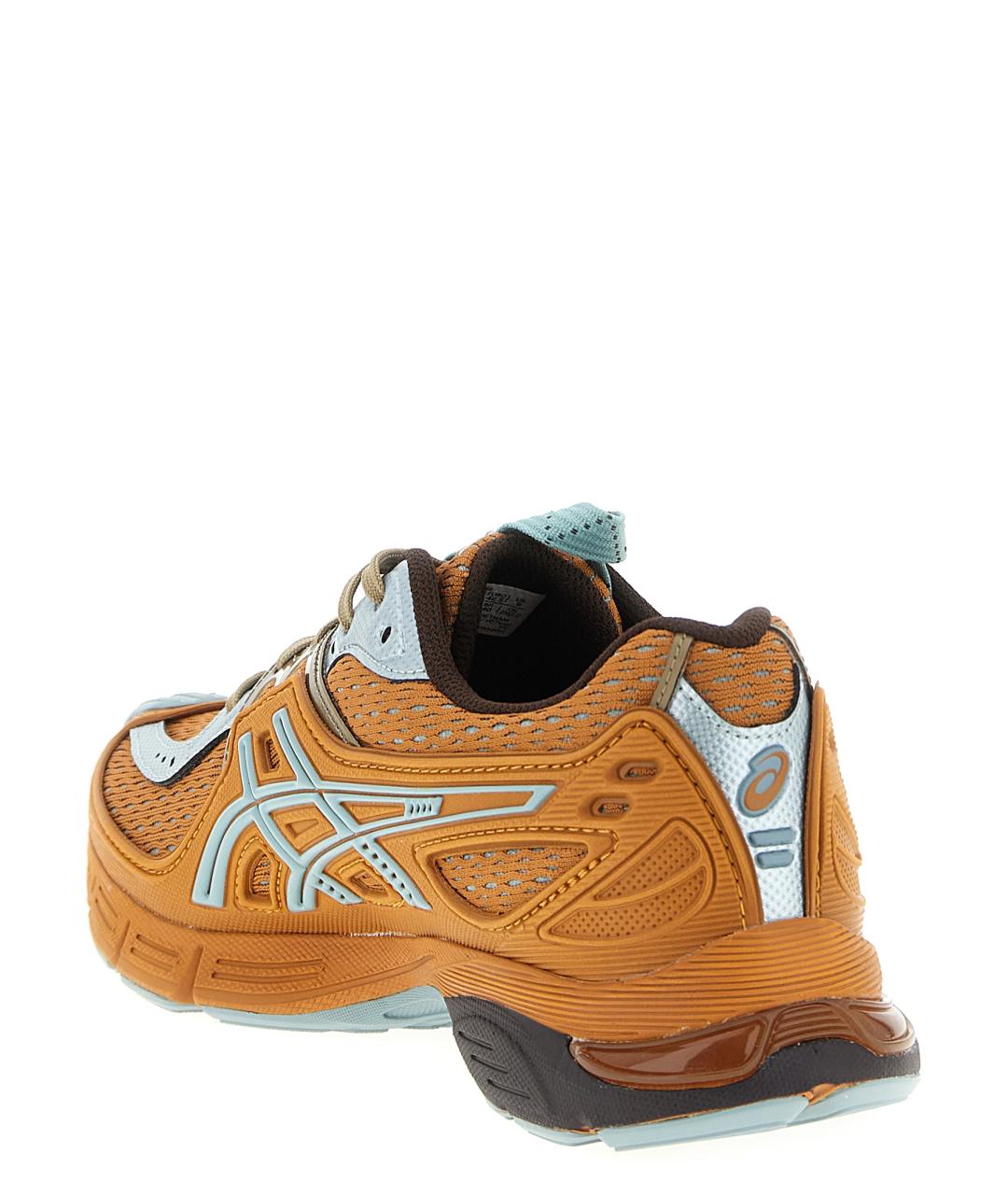 ASICS Оранжевое текстильные низкие кроссовки / кеды, фото 3