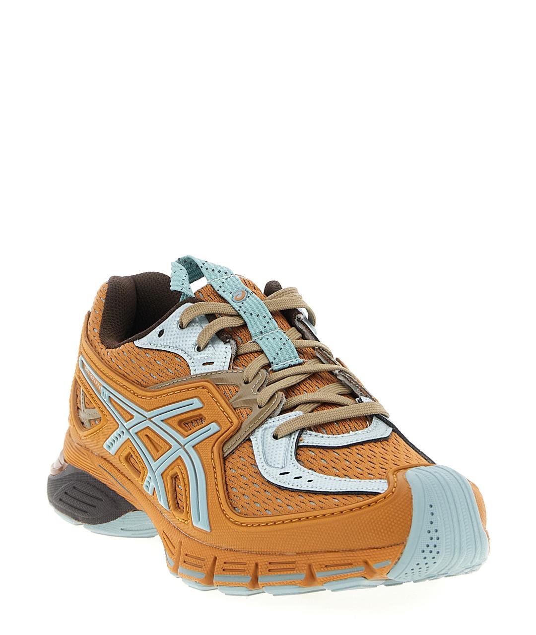 ASICS Оранжевое текстильные низкие кроссовки / кеды, фото 2