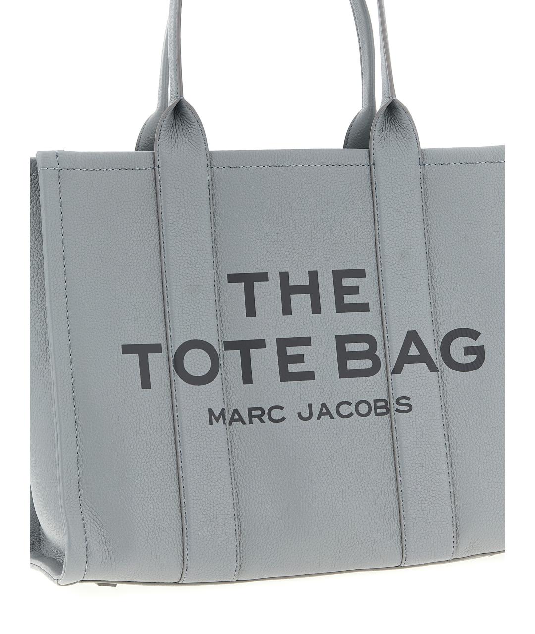 MARC JACOBS Серая кожаная сумка тоут, фото 3