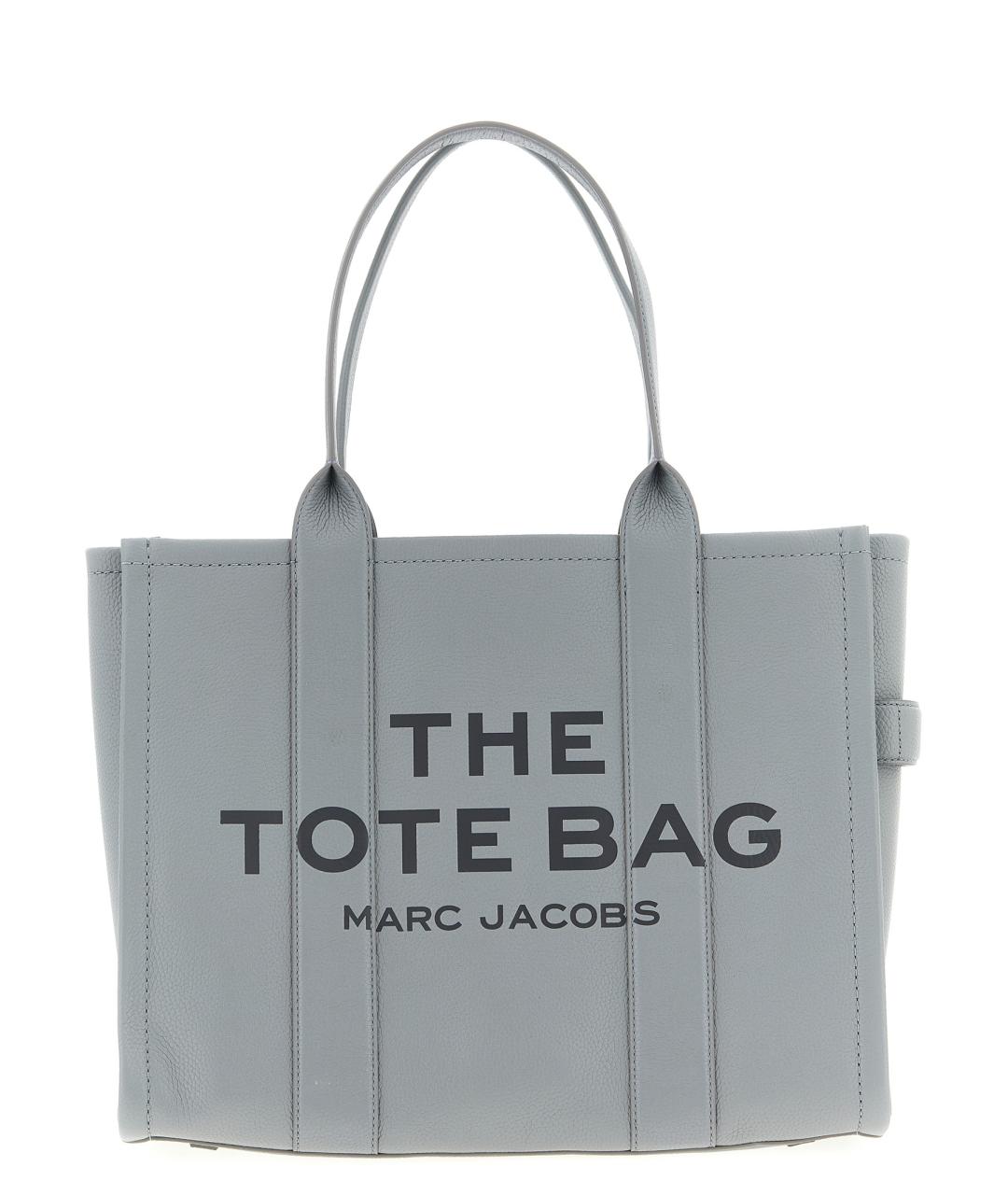 MARC JACOBS Серая кожаная сумка тоут, фото 1