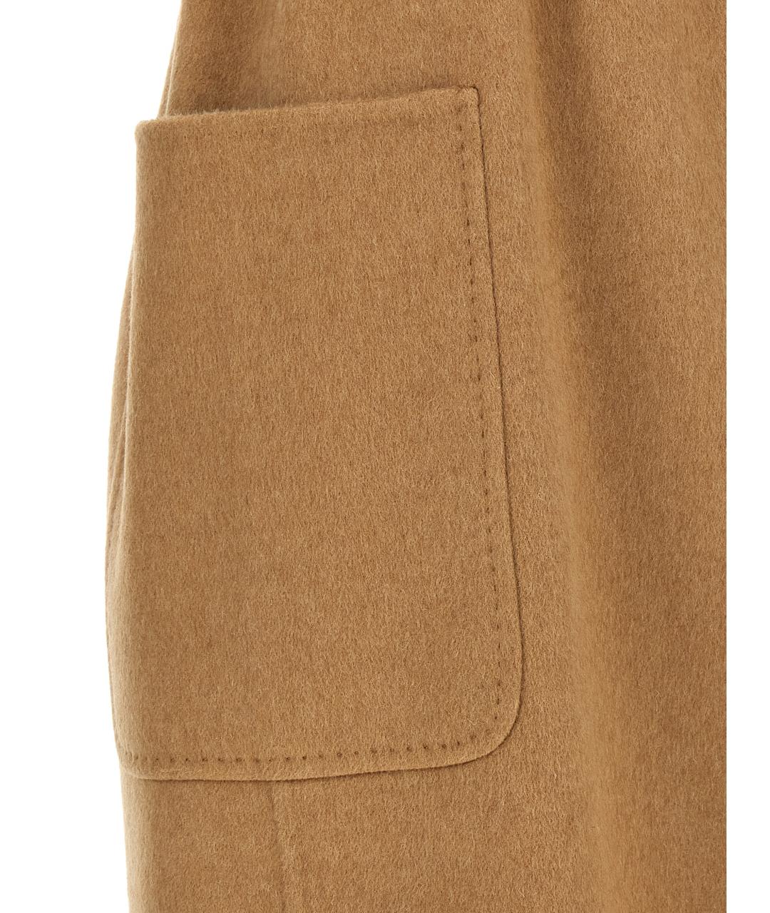 MAX MARA Бежевый шерстяной жилет, фото 4