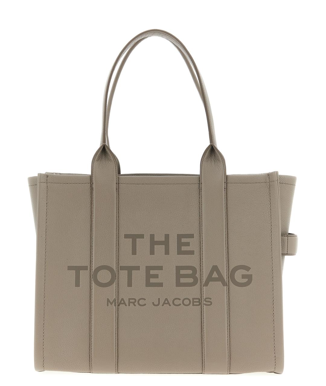 MARC JACOBS Серая кожаная сумка тоут, фото 1