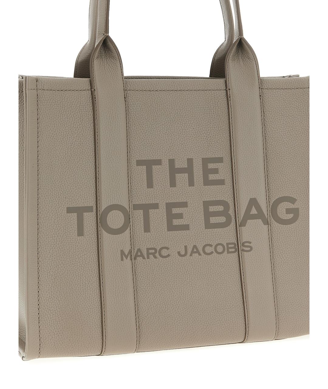 MARC JACOBS Серая кожаная сумка тоут, фото 3