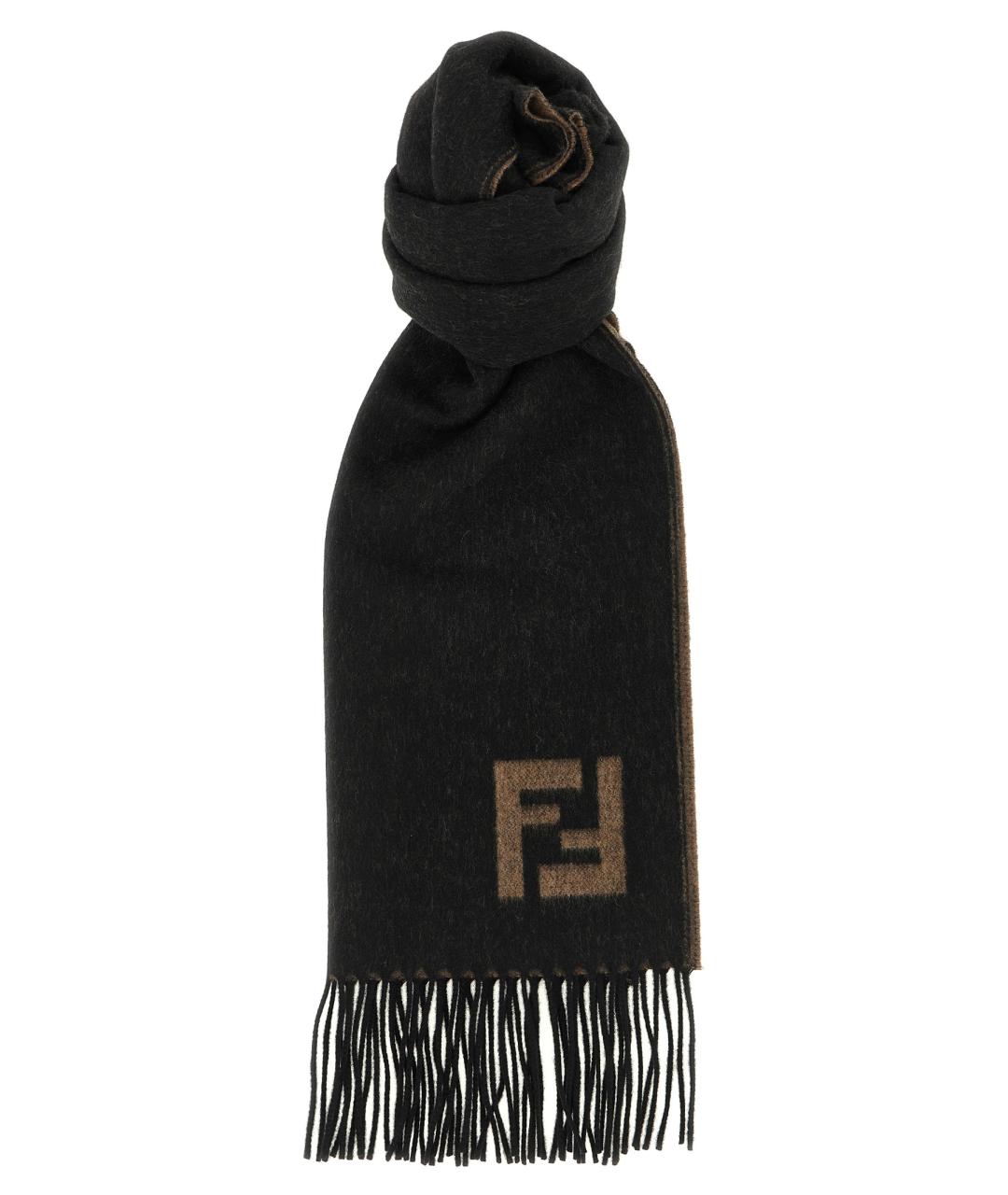 FENDI Мульти шерстяной шарф, фото 1