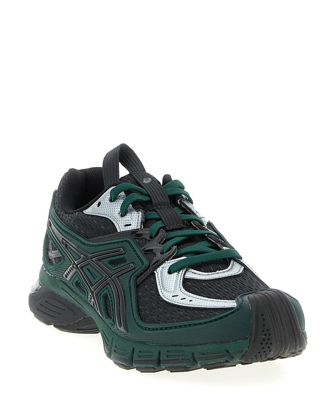 ASICS Зеленые текстильные низкие кроссовки / кеды, фото 2