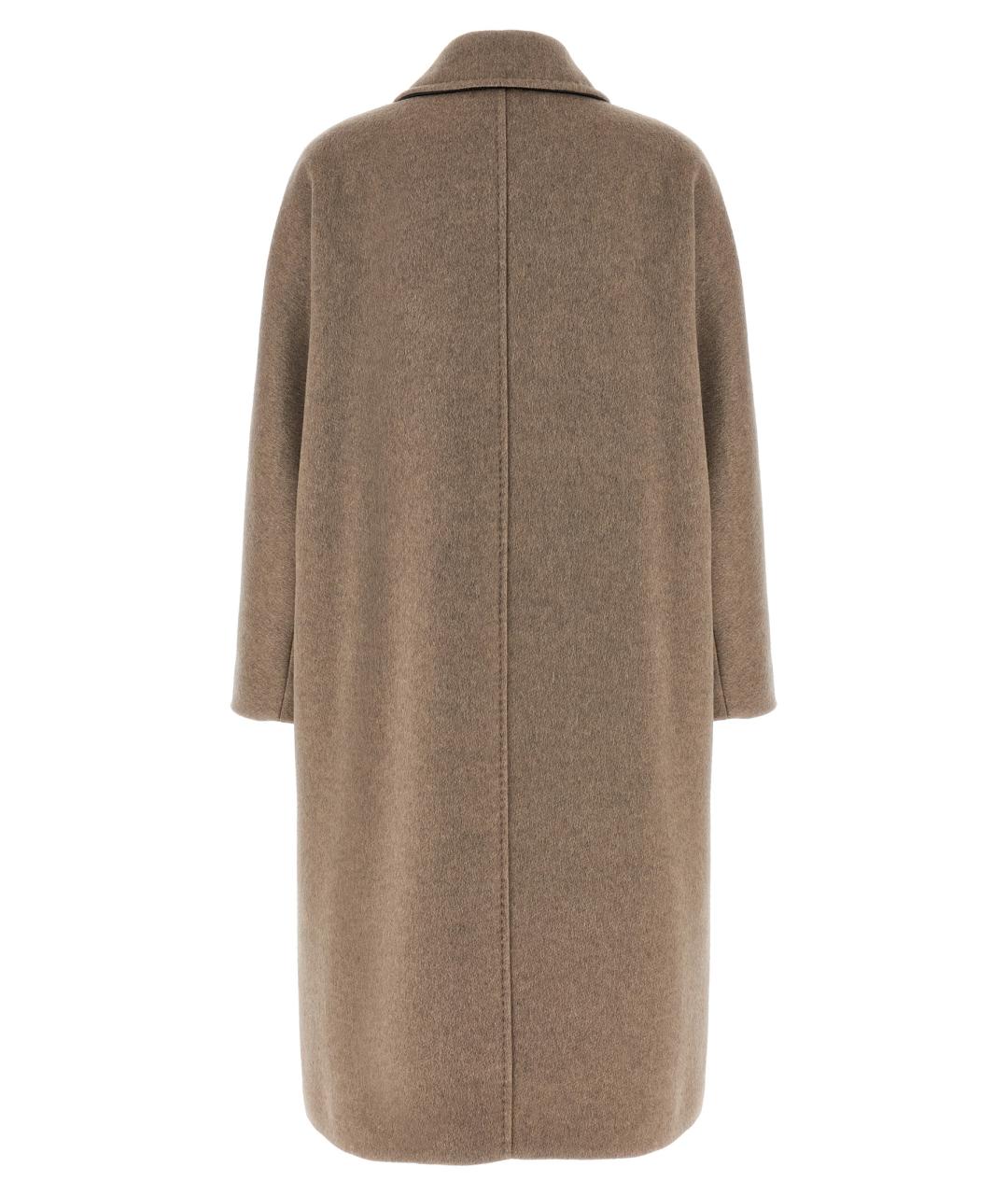 MAX MARA Серое шерстяное пальто, фото 2