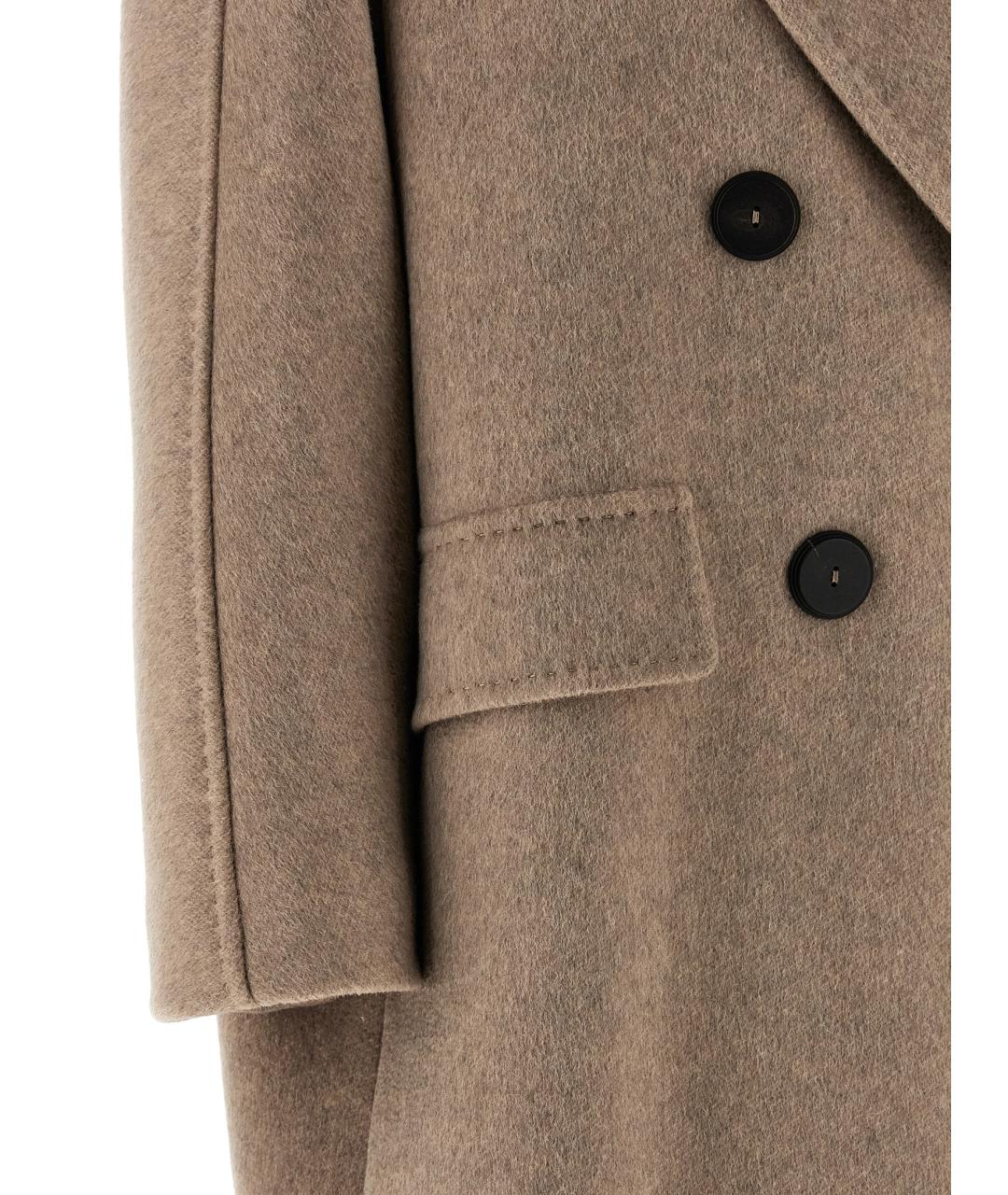 MAX MARA Серое шерстяное пальто, фото 4