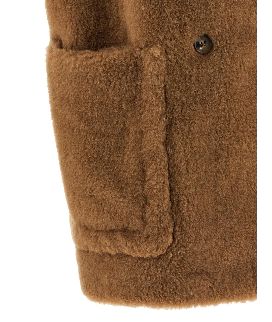 MAX MARA Бежевый шерстяной жилет, фото 4