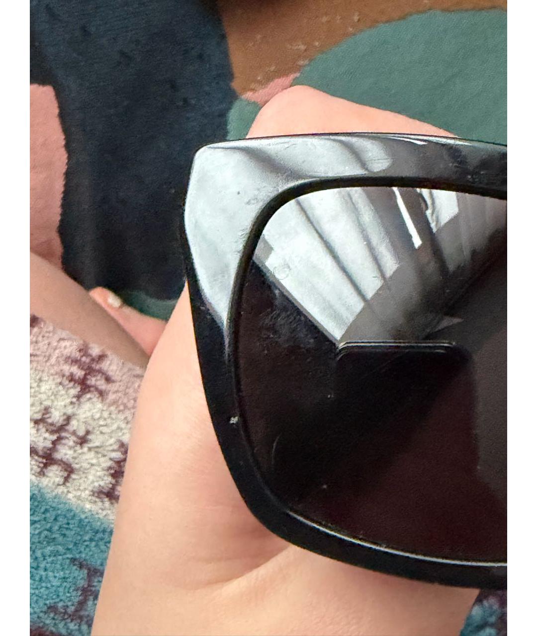 CELINE Черные металлические солнцезащитные очки, фото 6