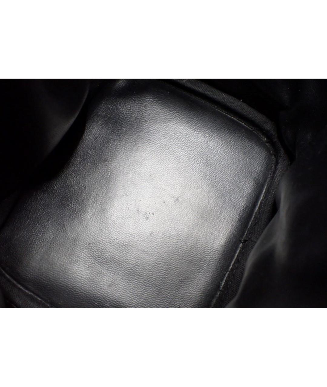 CHANEL Черная кожаная сумка тоут, фото 5