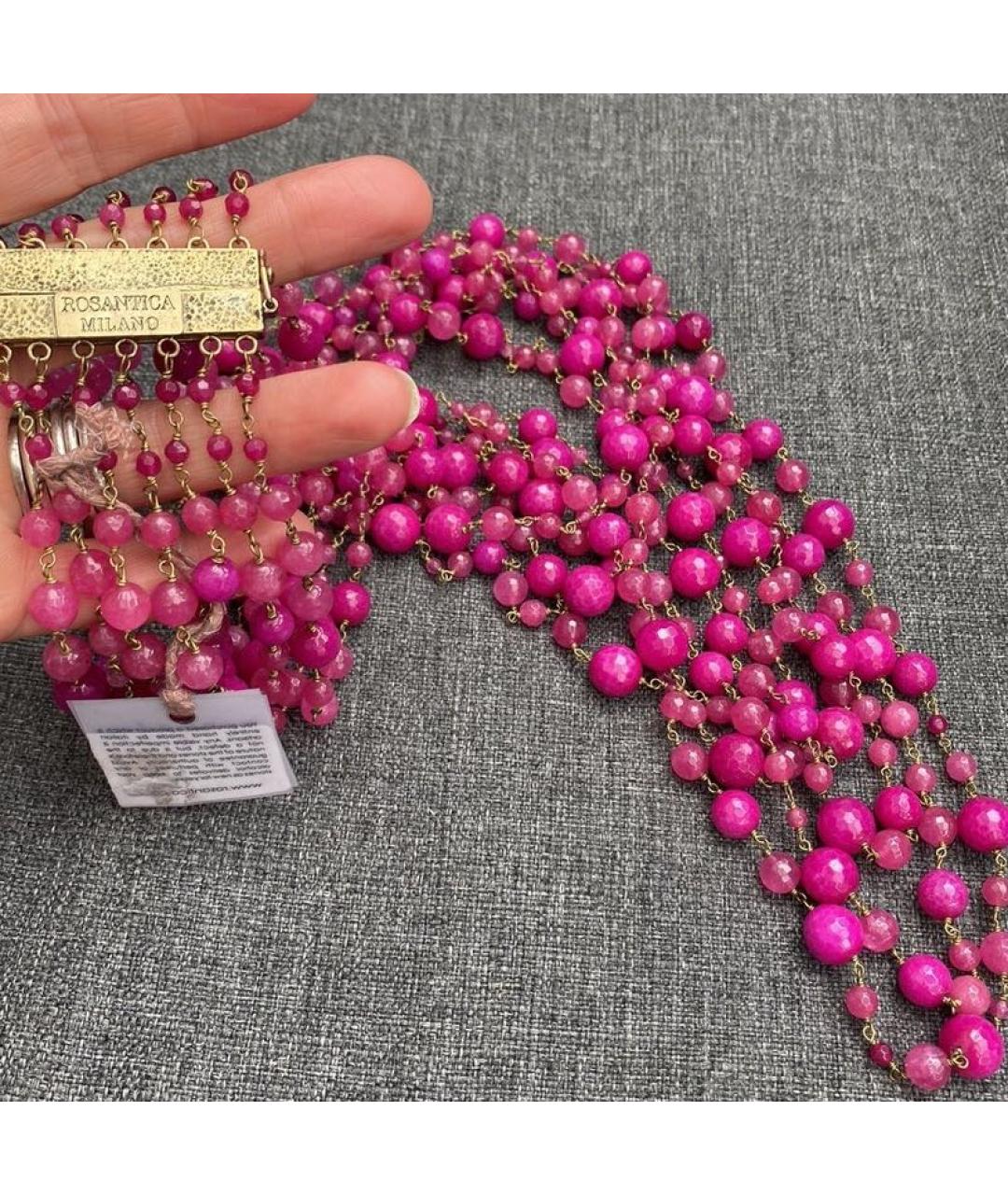 ROSANTICA Розовое колье, фото 4