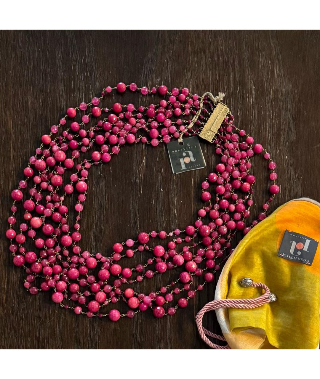 ROSANTICA Розовое колье, фото 5