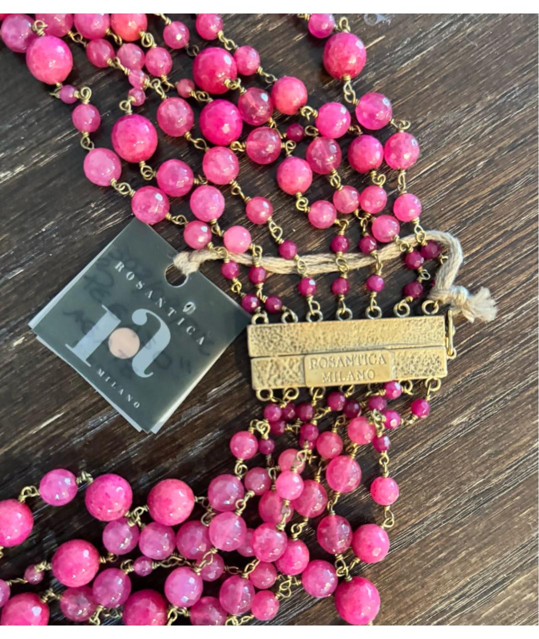 ROSANTICA Розовое колье, фото 3
