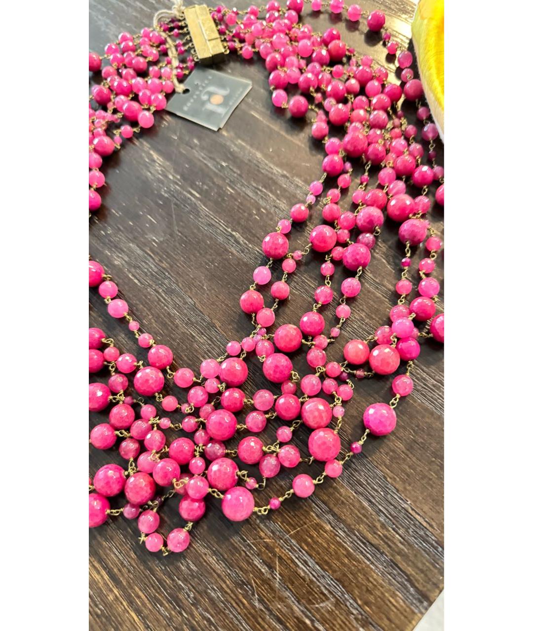 ROSANTICA Розовое колье, фото 2