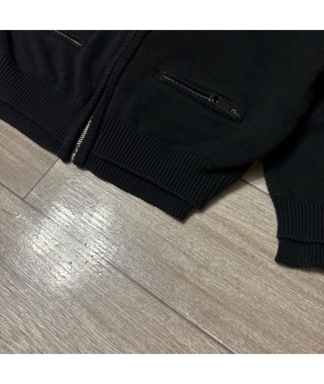 BURBERRY Черная хлопковая куртка, фото 3