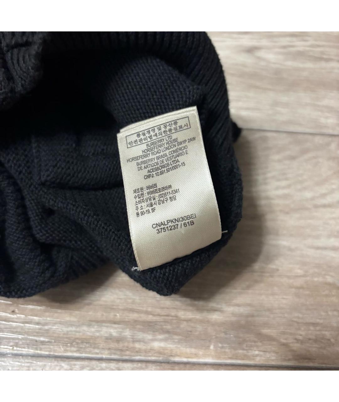 BURBERRY Черная хлопковая куртка, фото 8